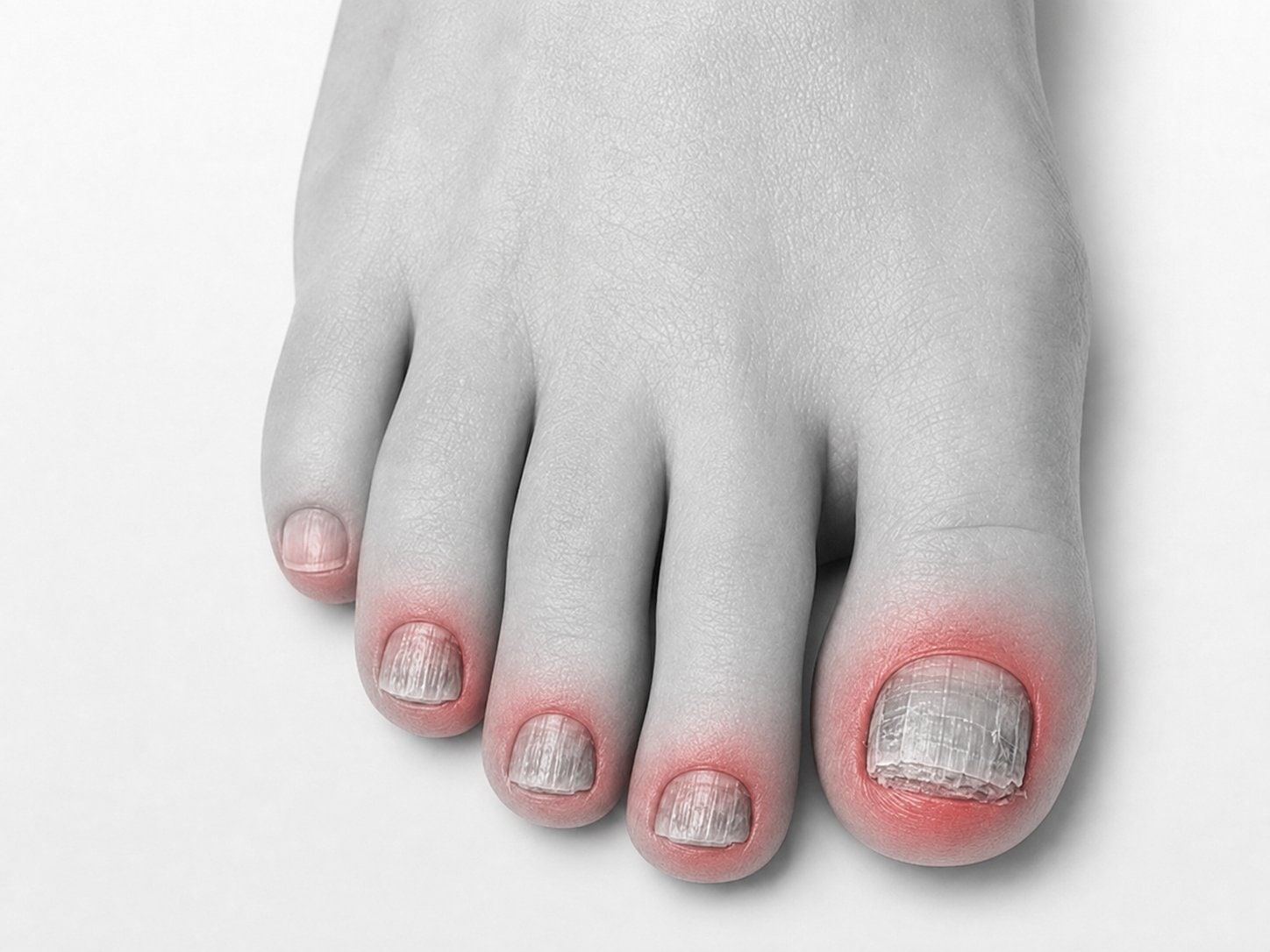 Illustration of Fungal Toenails