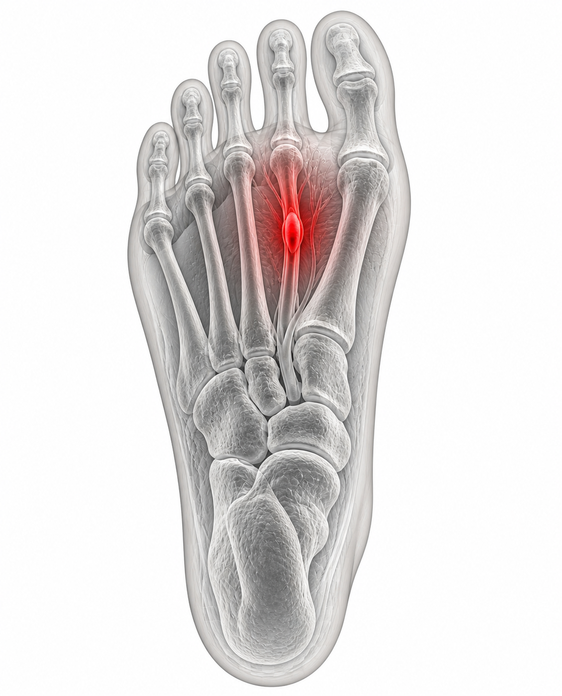 Illustration of Morton's Neuroma